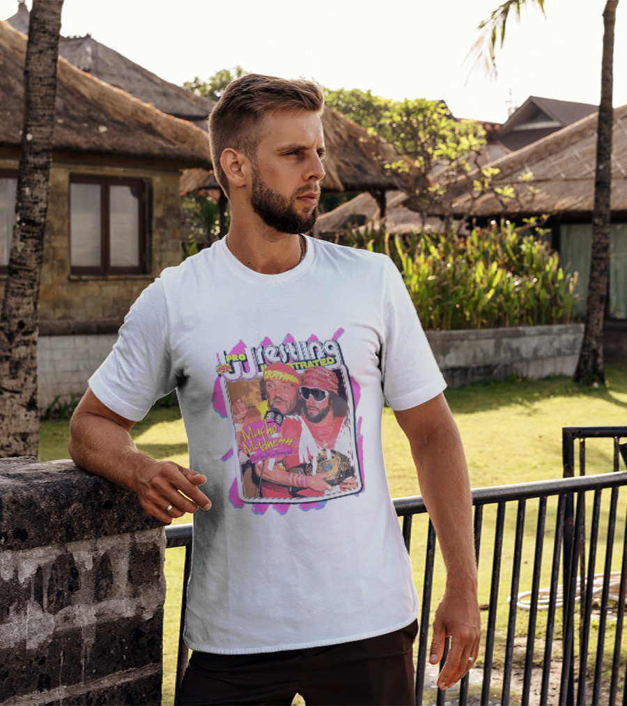 Pro Wrestling Illustrated Macho Madness The Torch Is Passed T-Shirt