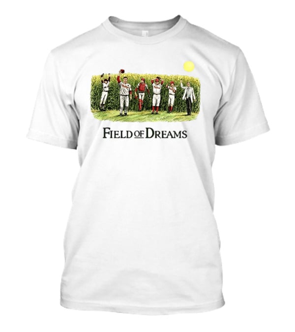 Philadelphia Phillies Baseball Go Phils Field Of Dreams Cornfield Players Scene T-Shirt