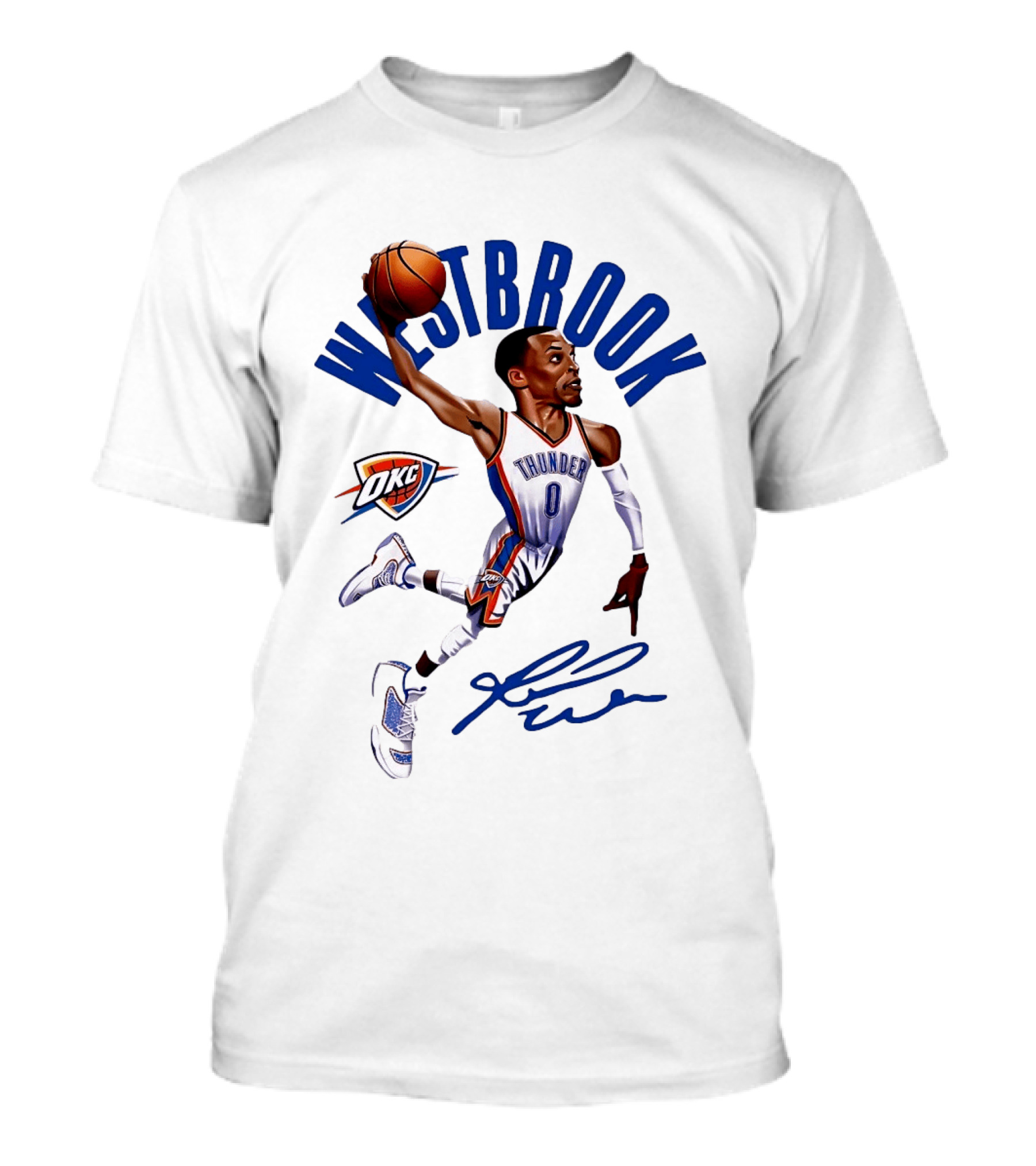 Russell Westbrook Oklahoma City Thunder OKC NBA Westbrook Thunder T-Shirt
