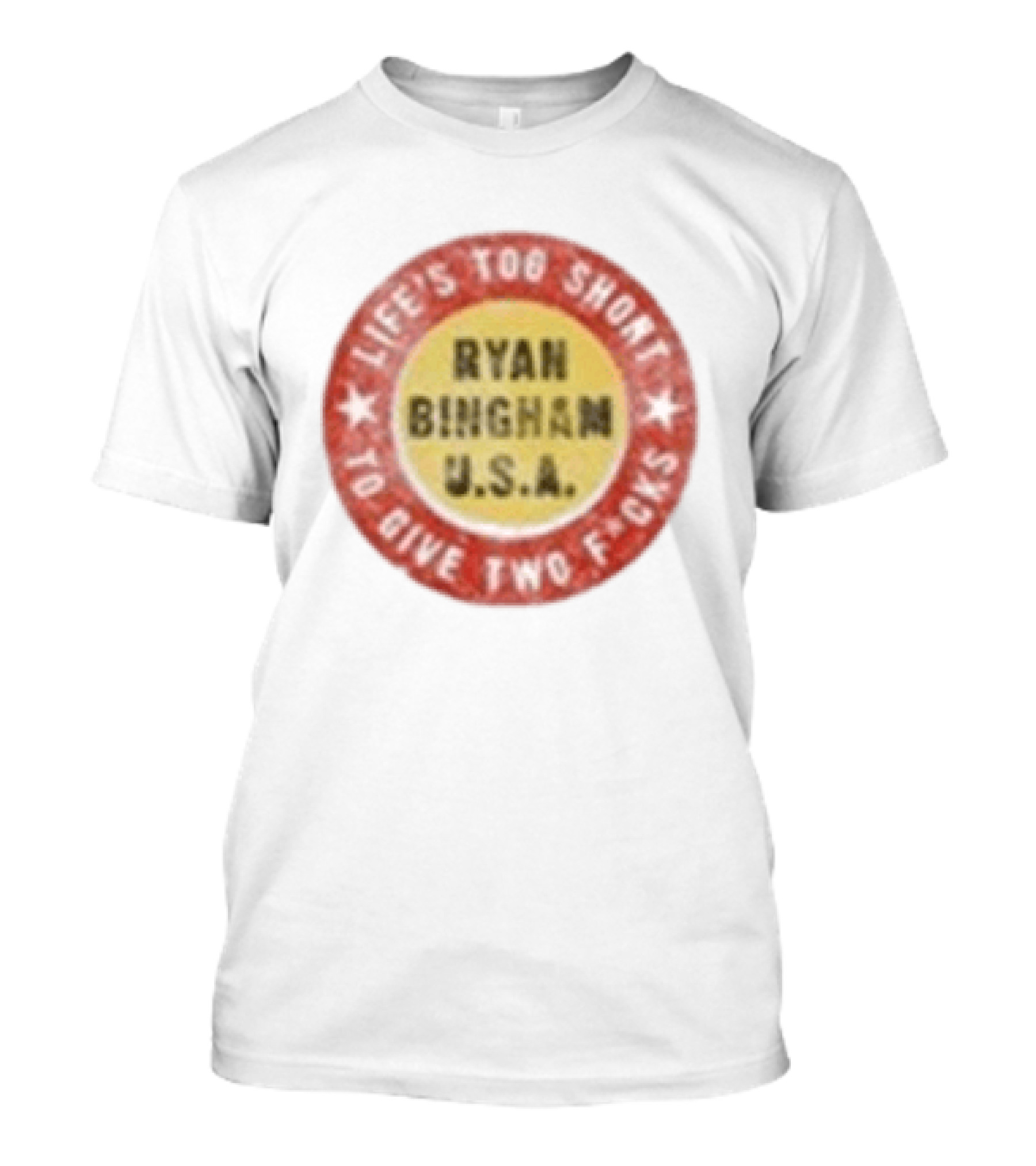 Ryan Bingham Life's Too Short To Give Two F*cks USA T-Shirt
