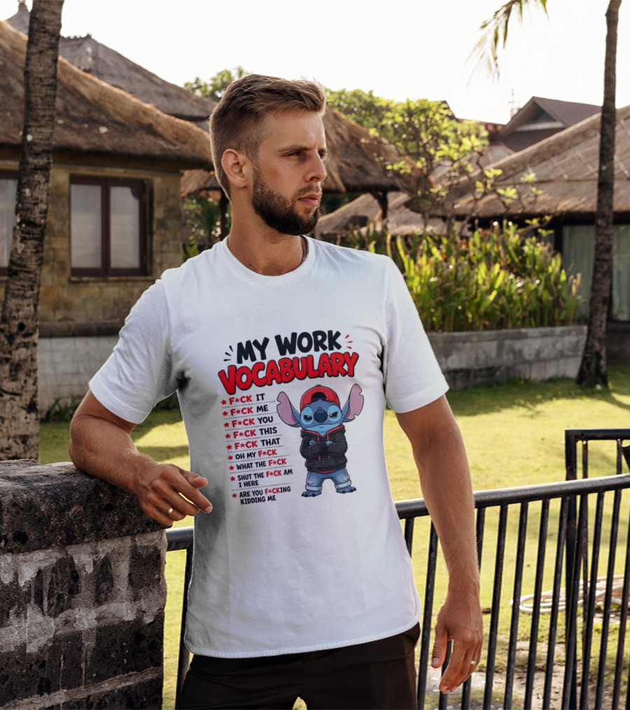 Stitch My Work Vocabulary F*ck It You This That Are You Kidding Me T-Shirt
