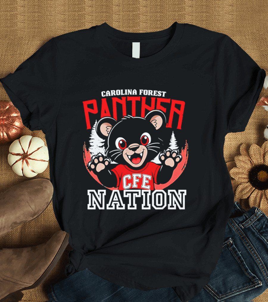 Carolina Forest Panther CFE Nation Cute T-Shirt