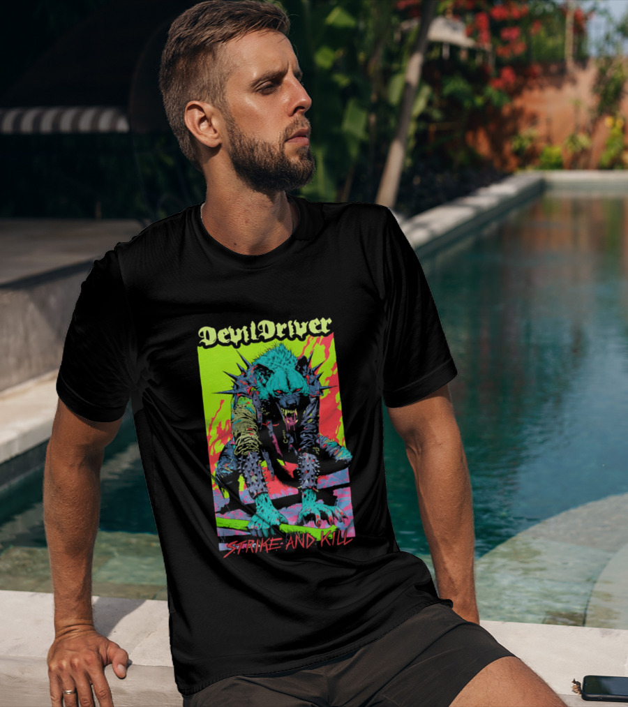DevilDriver Strive And Kill Bone Hyena T-Shirt