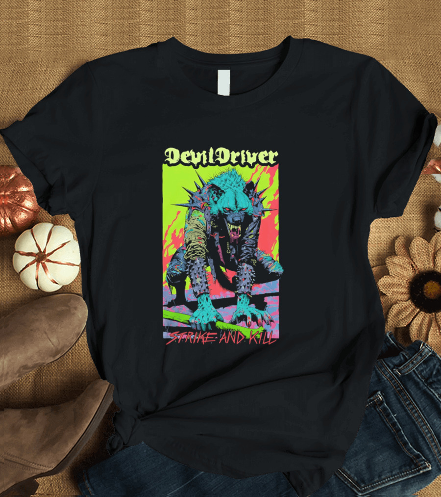 DevilDriver Strive And Kill Bone Hyena T-Shirt