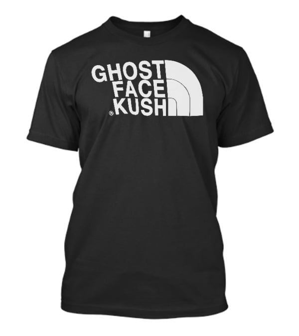 Ghost Face Kush North Face T-Shirt