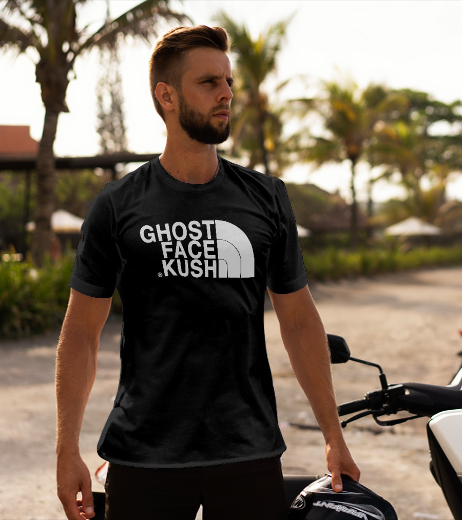Ghost Face Kush North Face T-Shirt