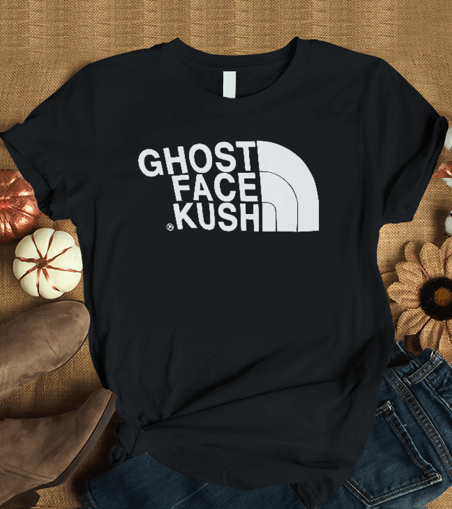 Ghost Face Kush North Face T-Shirt