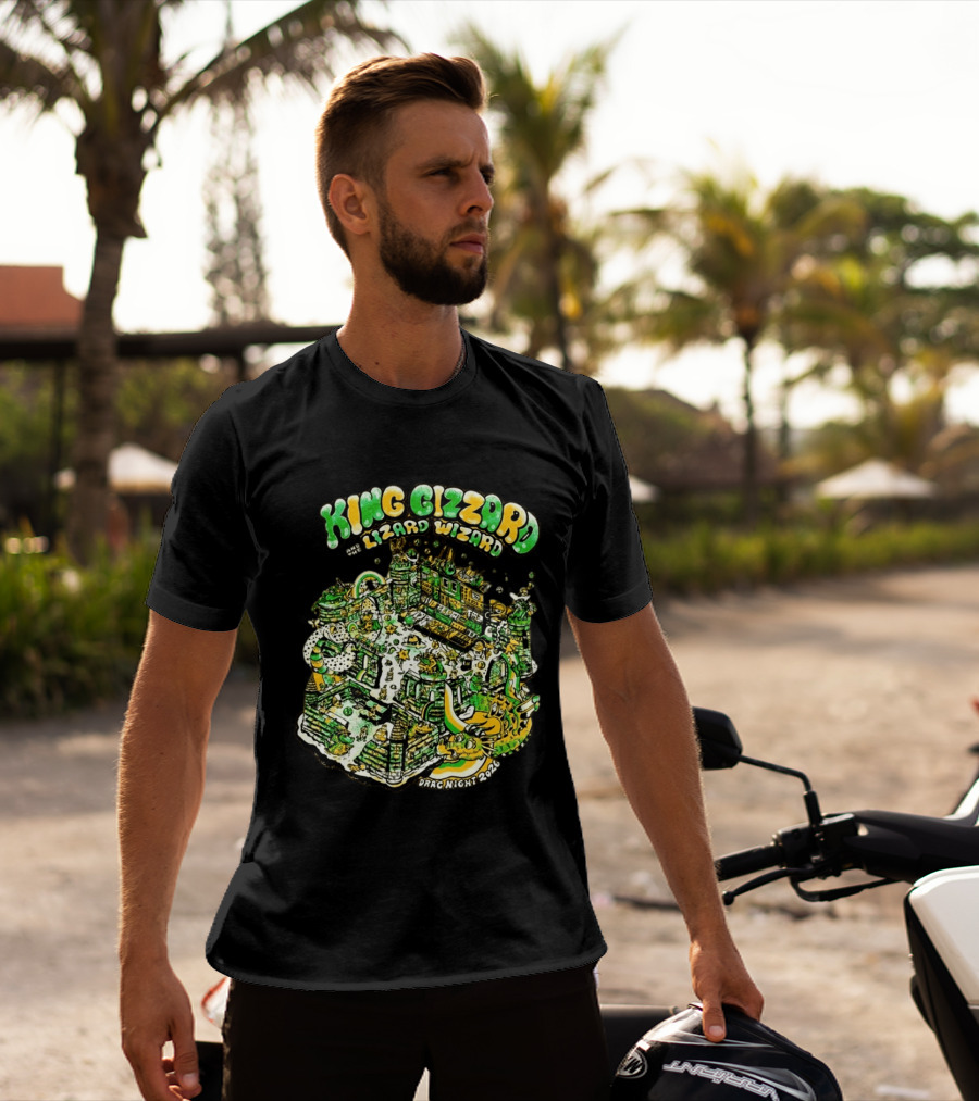 King Gizzard And The Lizard Wizard Drag Night 2026 Festival King Gizzard Stage T-Shirt