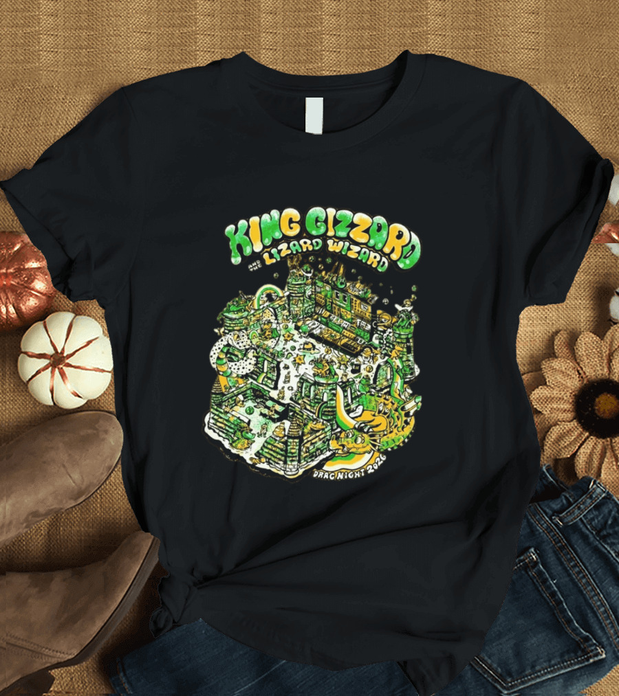 King Gizzard And The Lizard Wizard Drag Night 2026 Festival King Gizzard Stage T-Shirt