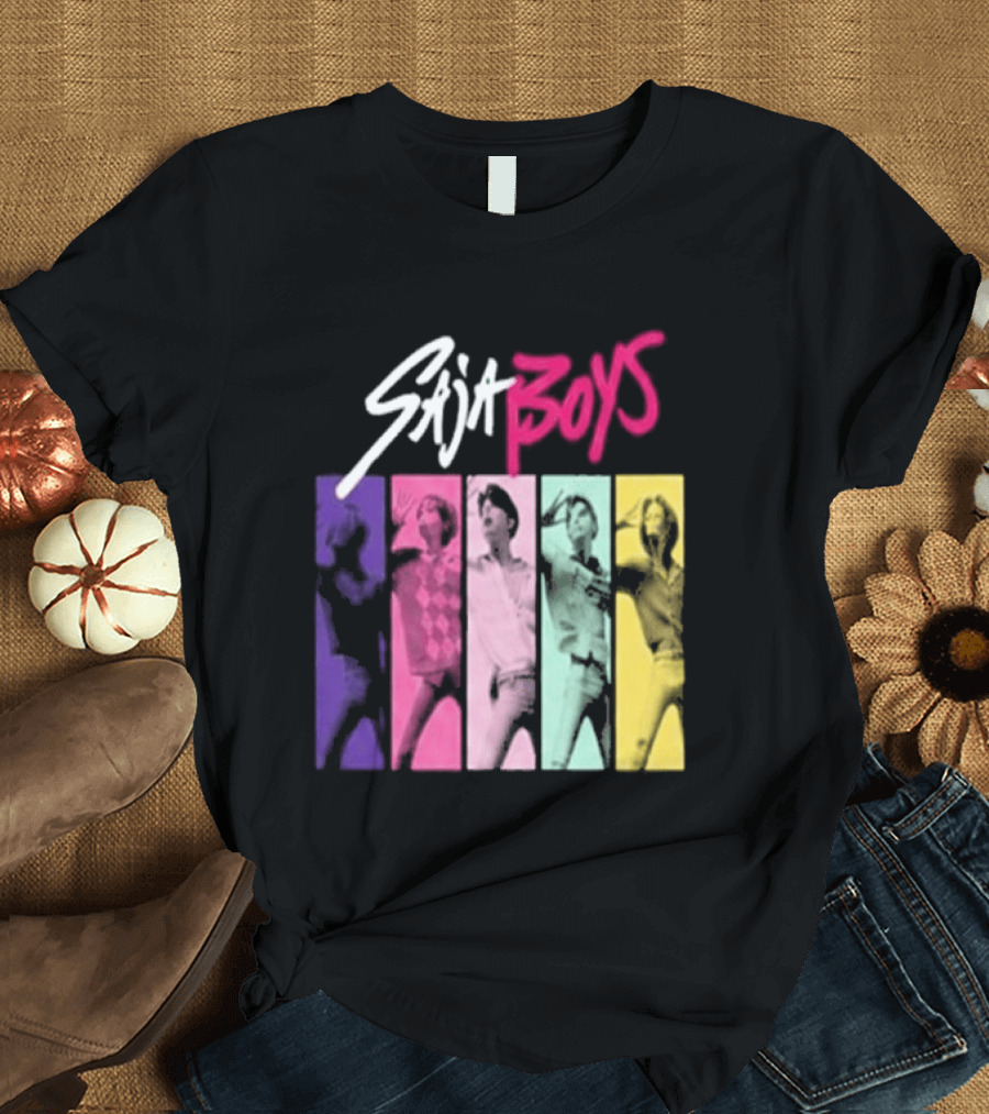 Saja Boys Kpop Demon Hunters World Tour Colorful T-Shirt