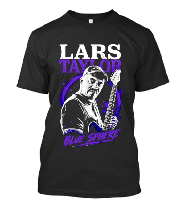 Lars Taylor Blue Sphere Smooth Jazz Guitarist T-Shirt