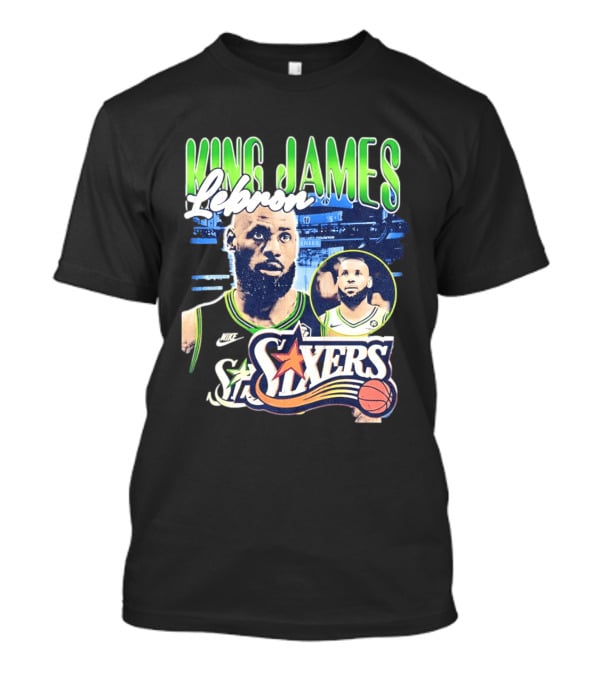 LeBron King James Sixers Philadelphia 76ers NBA Basketball Nike T-Shirt