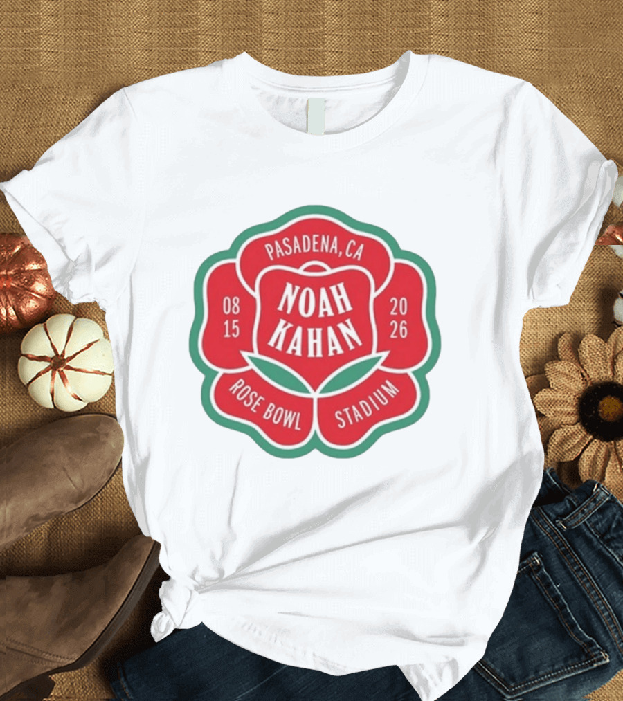 Noah Kahan Pasadena CA Rose Bowl Stadium 2026 August 15 T-Shirt