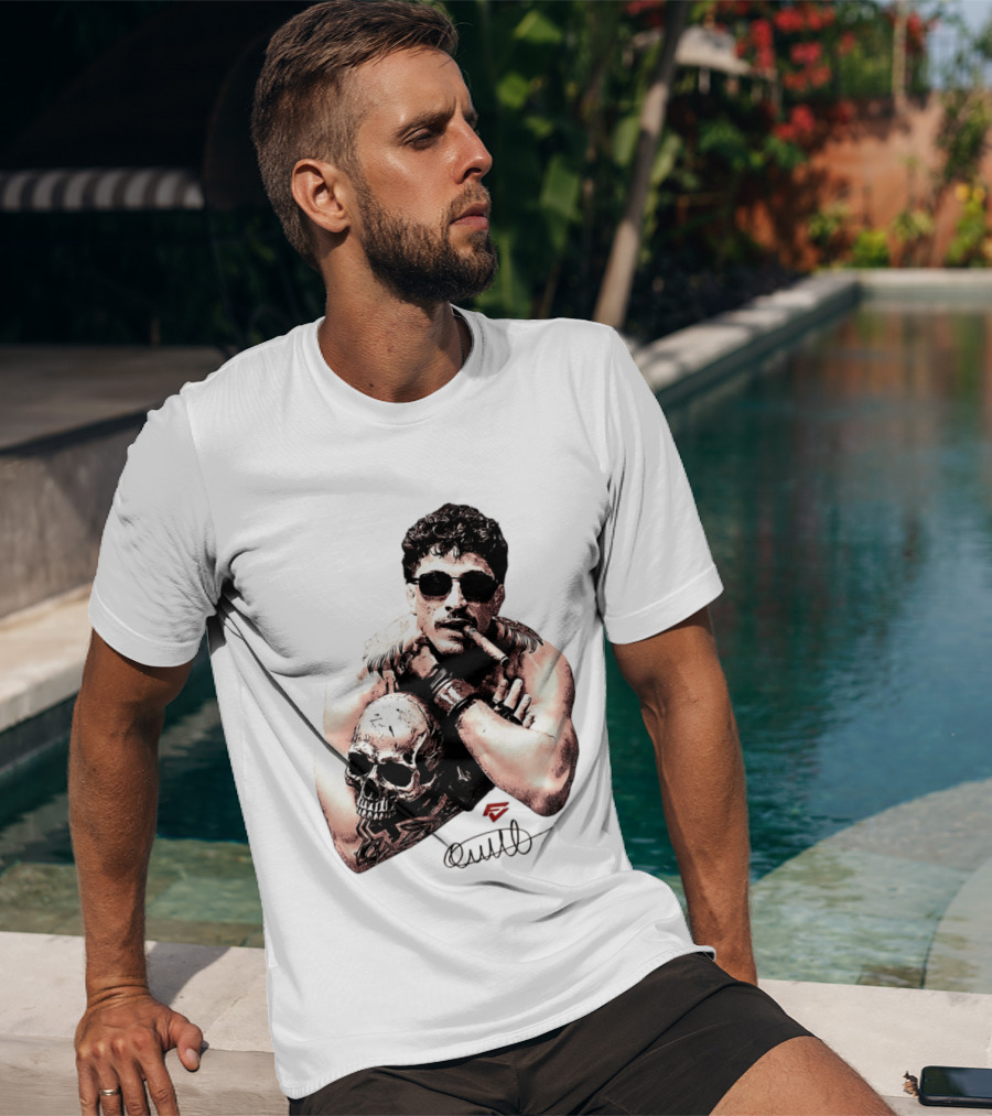 Smokilld Smokebreak Skull Tattoo Sunglasses Cigar T-Shirt