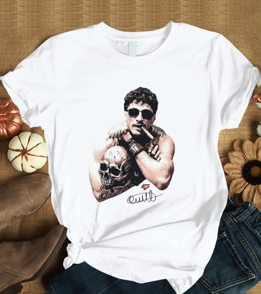 Smokilld Smokebreak Skull Tattoo Sunglasses Cigar T-Shirt