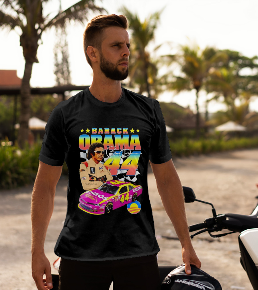 Barack Obama Racing 44 ENEOS NASCAR T-Shirt