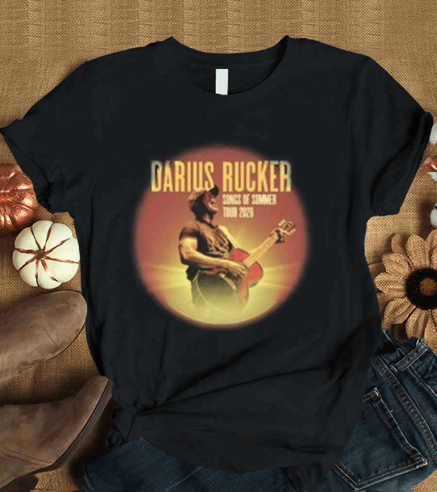 Darius Rucker Songs Of Summer Tour 2026 Vintage Country Music Concert Performance T-Shirt