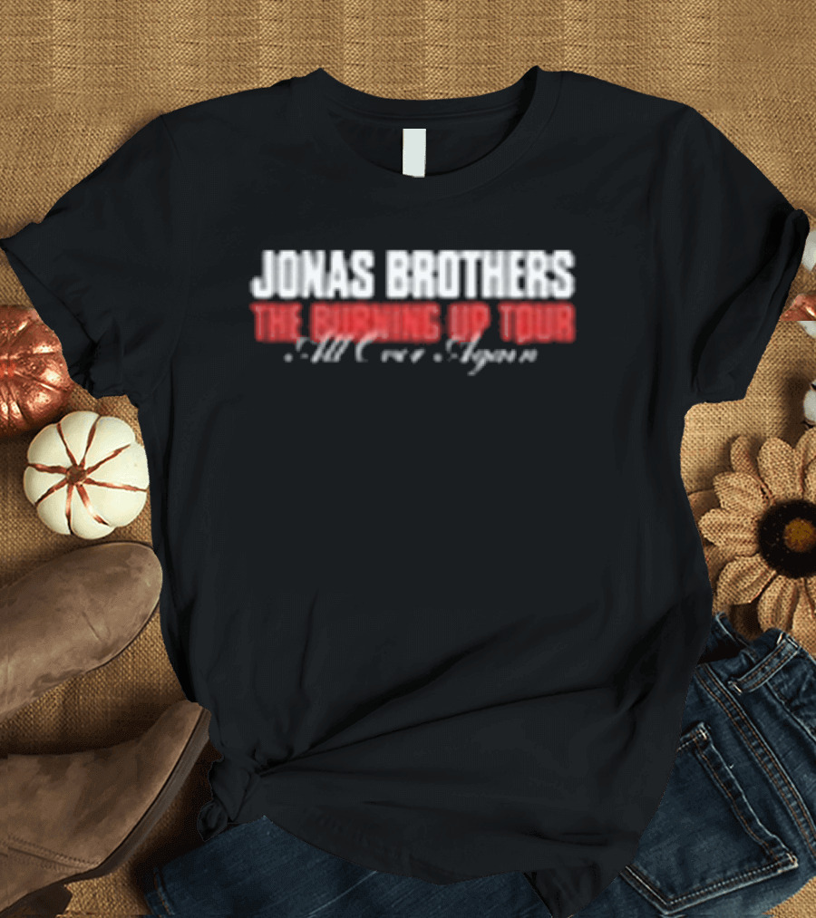 Jonas Brothers The Burning Up Tour 2008 Live MSG T-Shirt