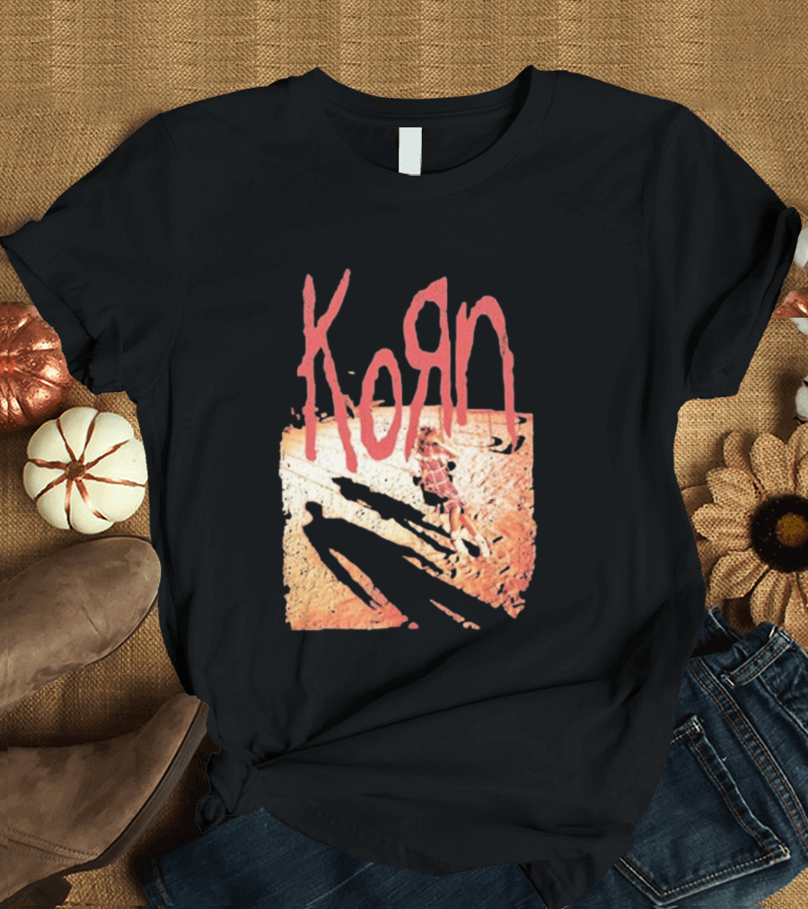 Korn Self Titled Album Cover Art With Distressed Child T-Shirt
