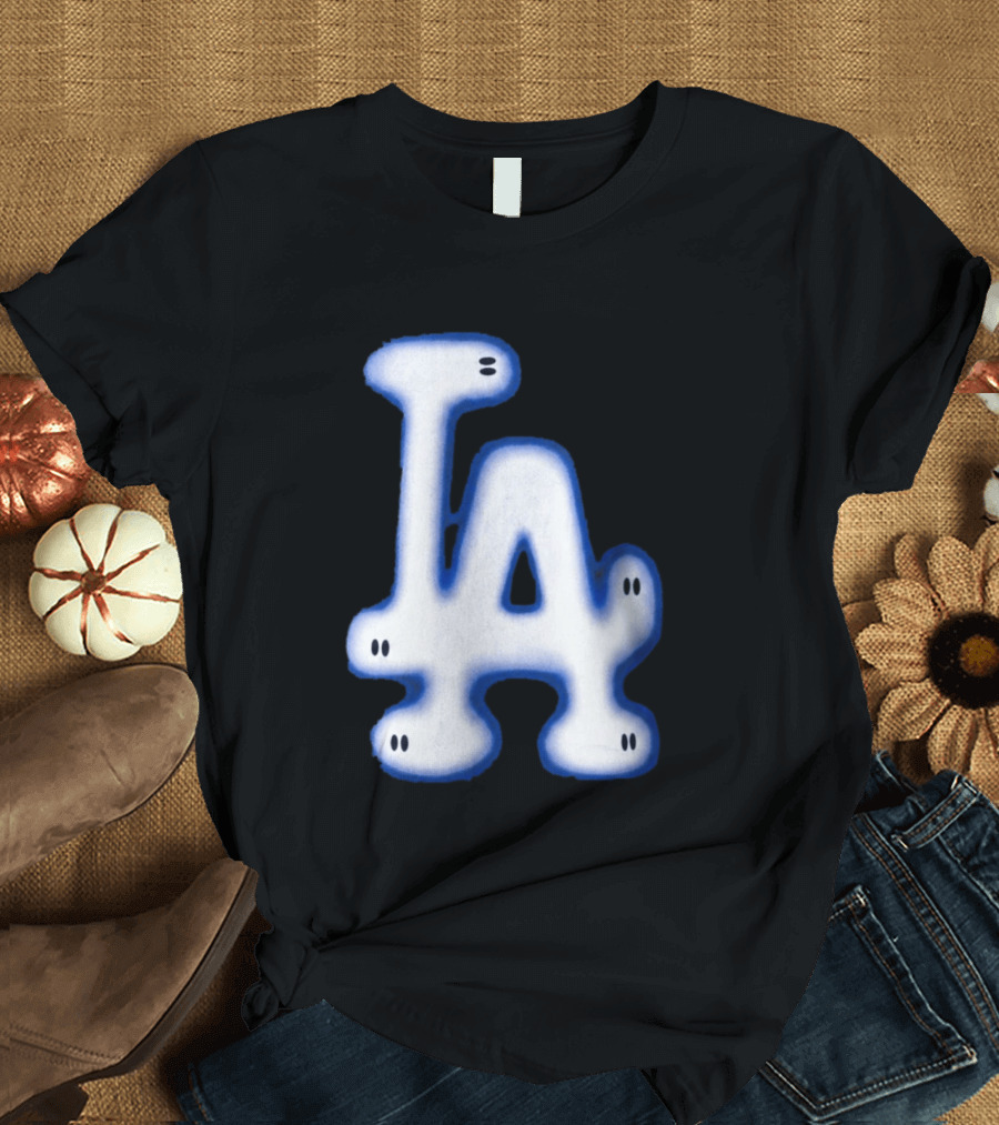 LA Dodgers Blue Ghost Airbrush T-Shirt