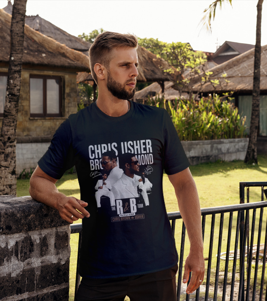 Chris Brown Usher The Kings Of R&B Tour 2026 T-Shirt