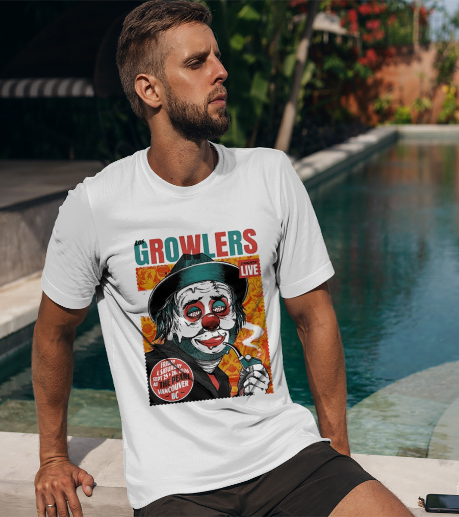 Los Growlers 2 Nights Live Concert September 25 26 2026 The Pearl Vancouver BC T-Shirt