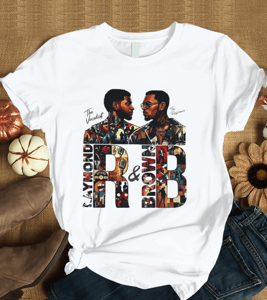 Usher Chris Brown Raymond R And B Tour 2026 Concert Hip Hop The Vocalist The Performer T-Shirt