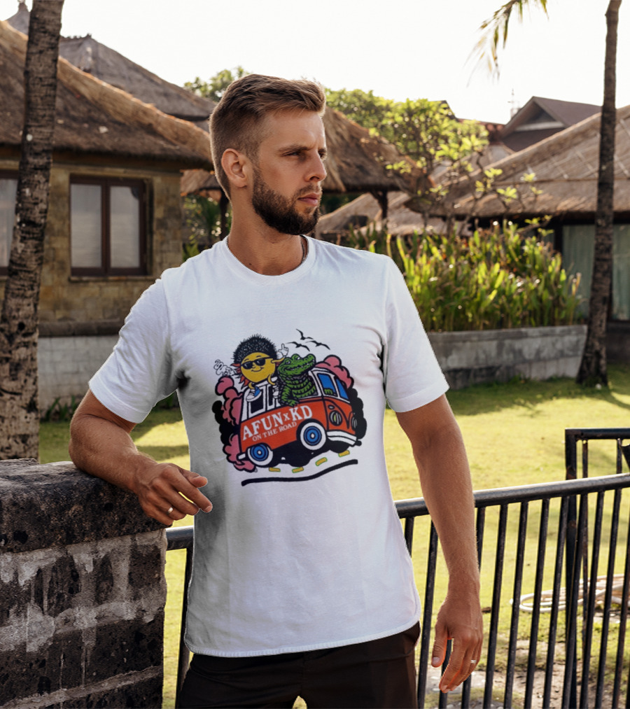 Kitchen Dwellers Andy Frasco AFUN X KD Tour 2026 On The Road Bus Adventure T-Shirt