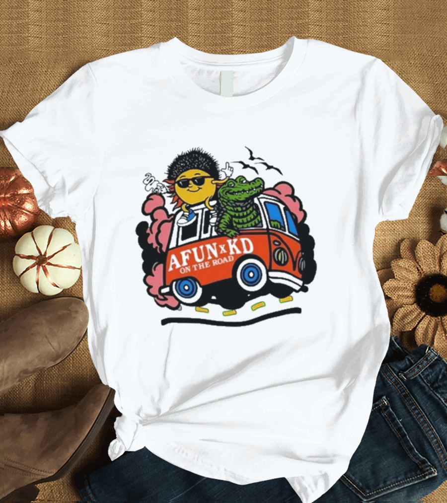 Kitchen Dwellers Andy Frasco AFUN X KD Tour 2026 On The Road Bus Adventure T-Shirt