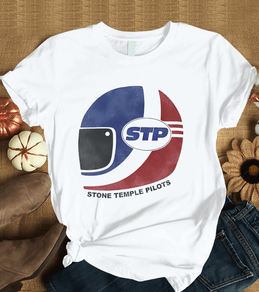 Stone Temple Pilots STP Helmet T-Shirt