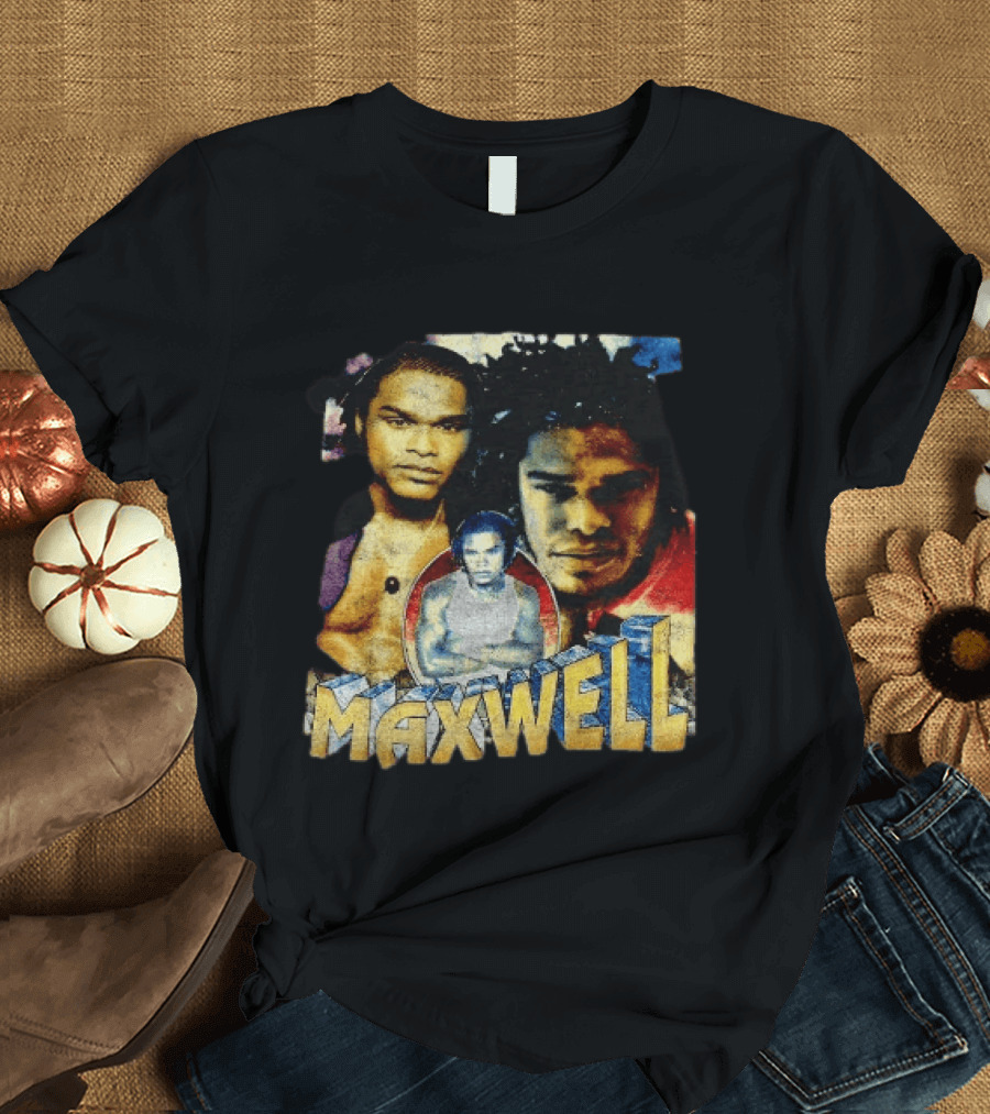 Maxwell 1990s Music Legend Collage T-Shirt