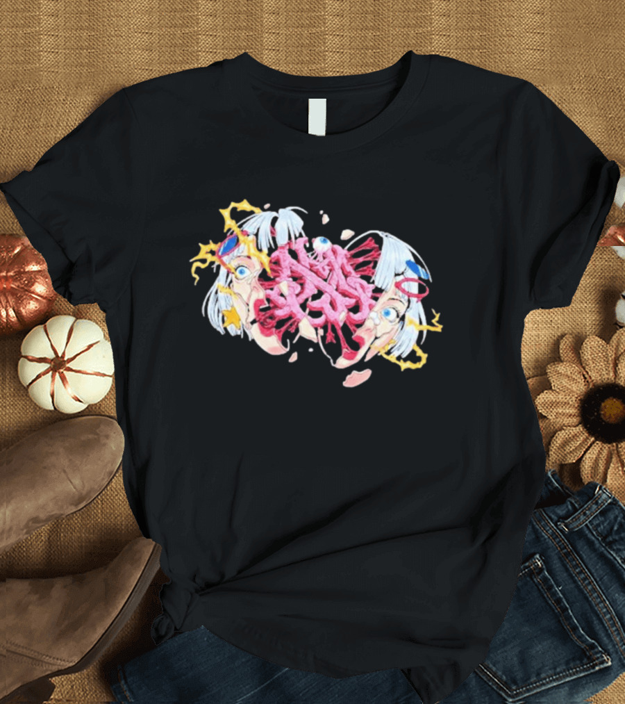 Hghmnds Head Split Surreal Pop Art Explosion T-Shirt