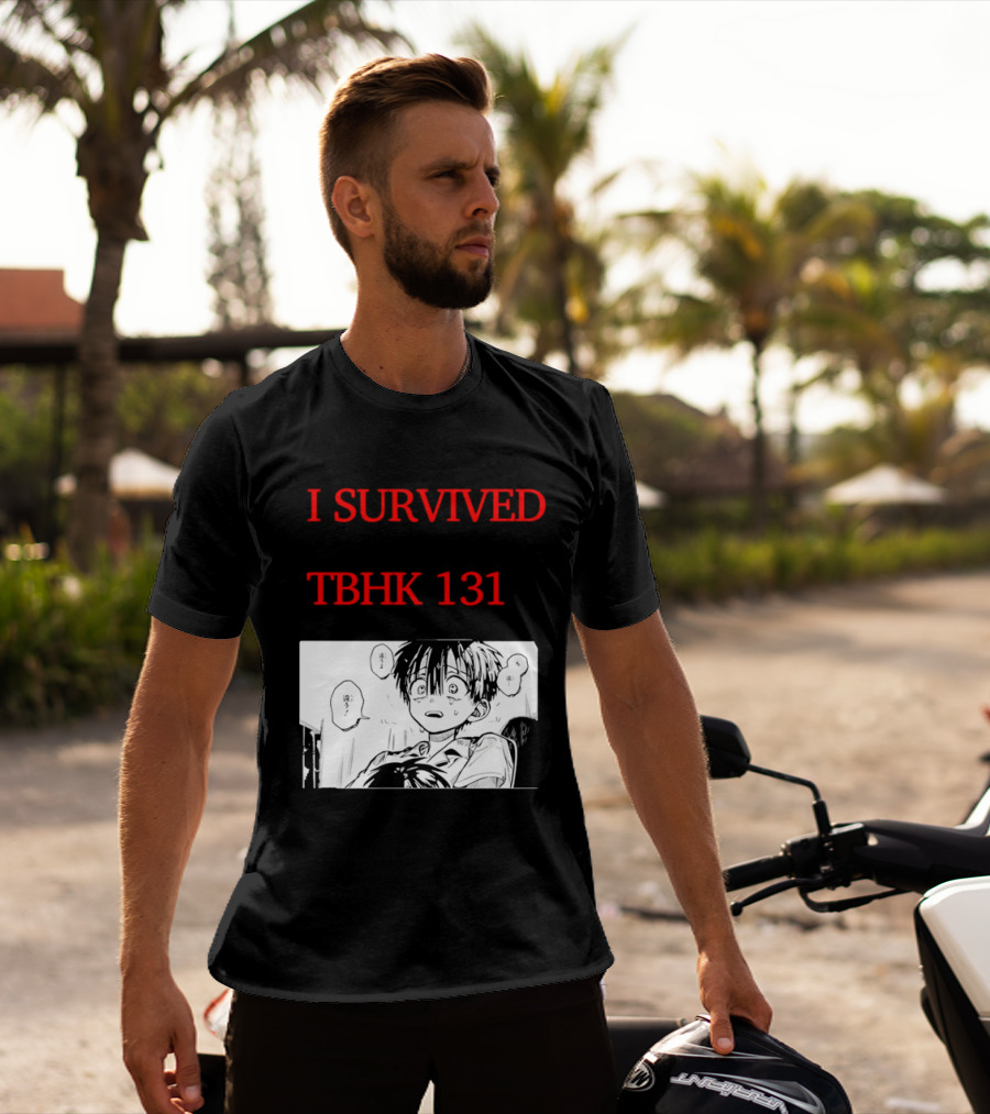 I Survived Tbhk 131 Crying Boy Manga Panel Japanese Comic Scene T-Shirt