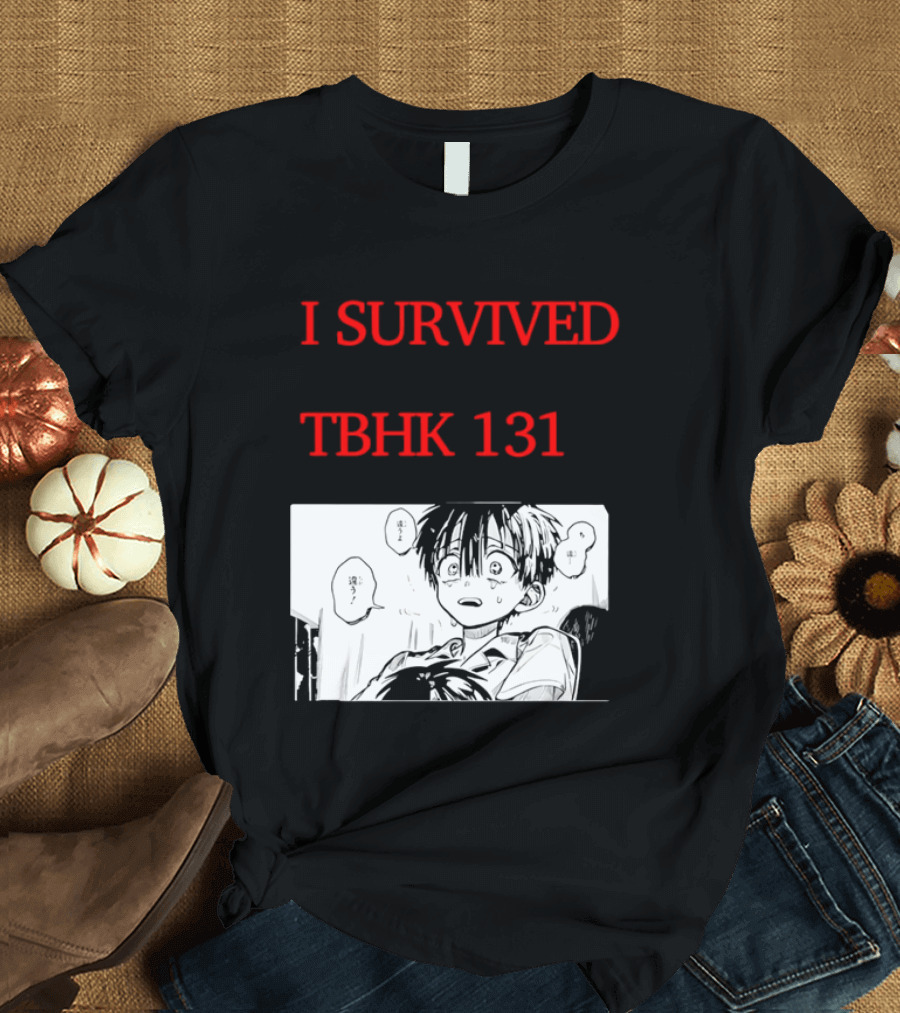 I Survived Tbhk 131 Crying Boy Manga Panel Japanese Comic Scene T-Shirt