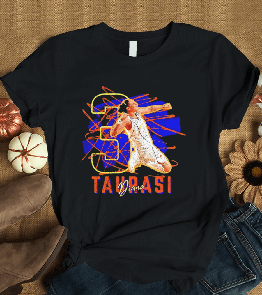 Diana Taurasi No 3 Phoenix Mercury WNBA Basketball T-Shirt
