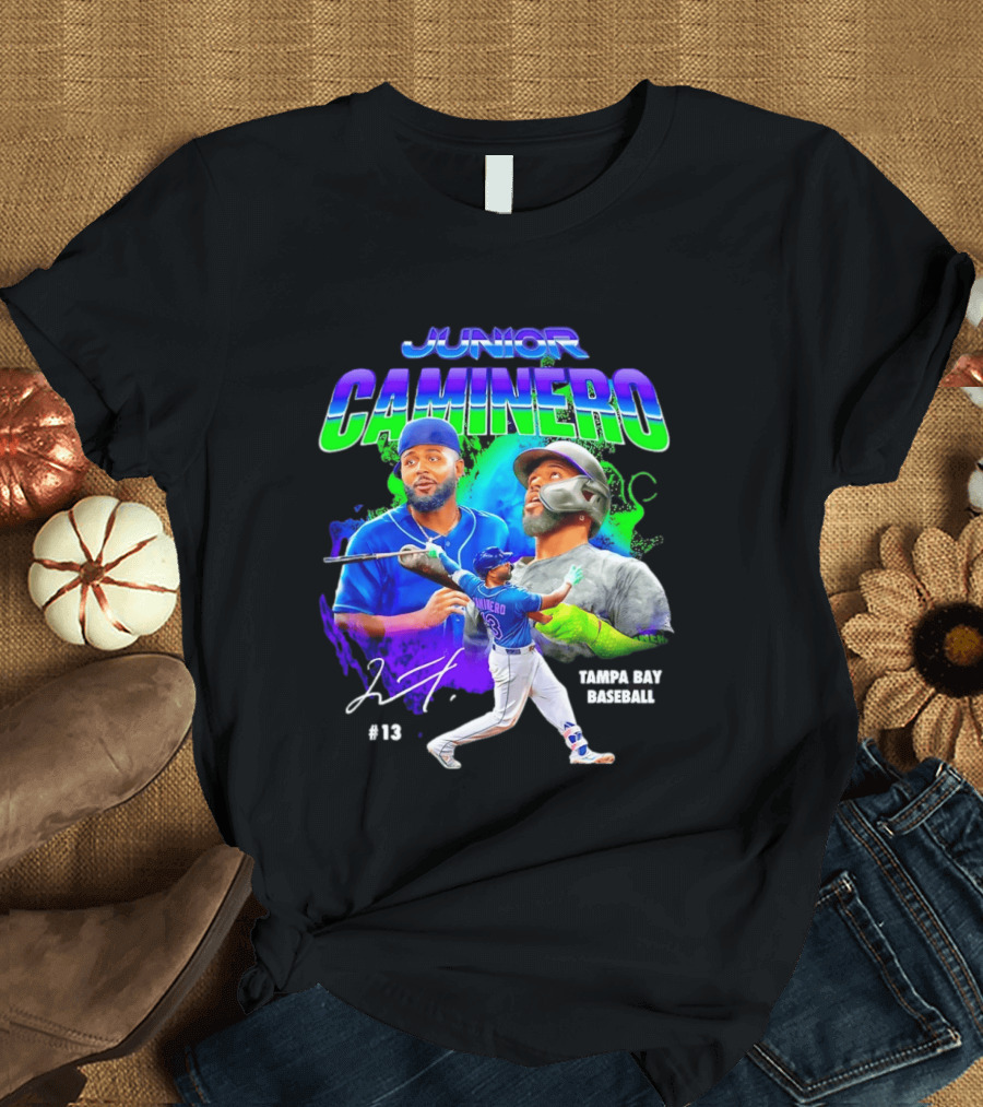 Junior Caminero Tampa Bay Baseball #13 2026 T-Shirt