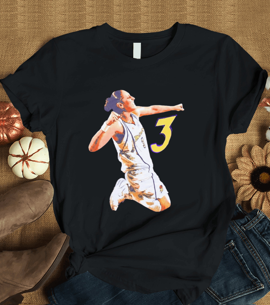 Mercury Diana Taurasi Number 3 Celebration Pose T-Shirt