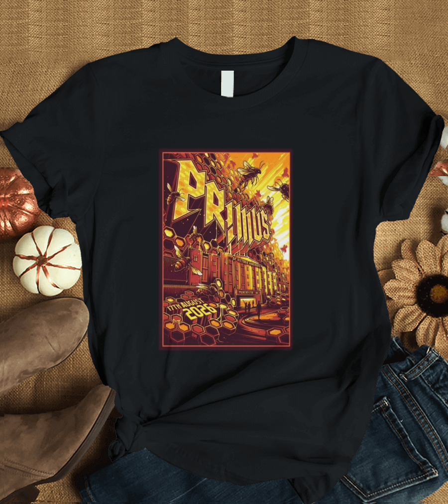Primus O2 Victoria Warehouse Manchester UK 17th August 2026 T-Shirt
