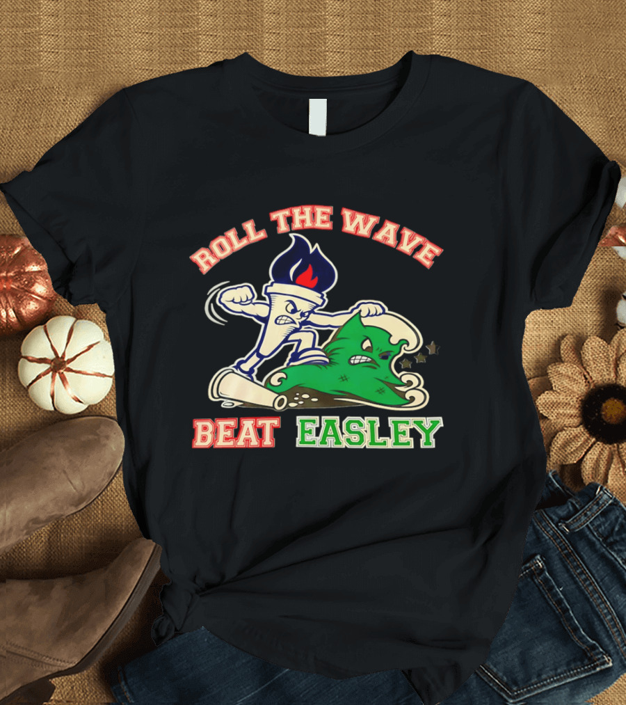 Roll The Wave Beat Easley Torch Green Wave T-Shirt