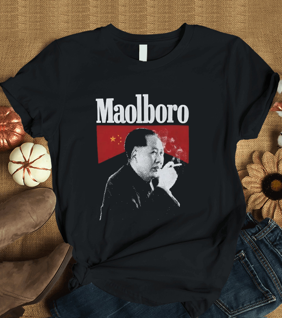 Maolboro Smoking Chairman Mao Zedong Communist T-Shirt