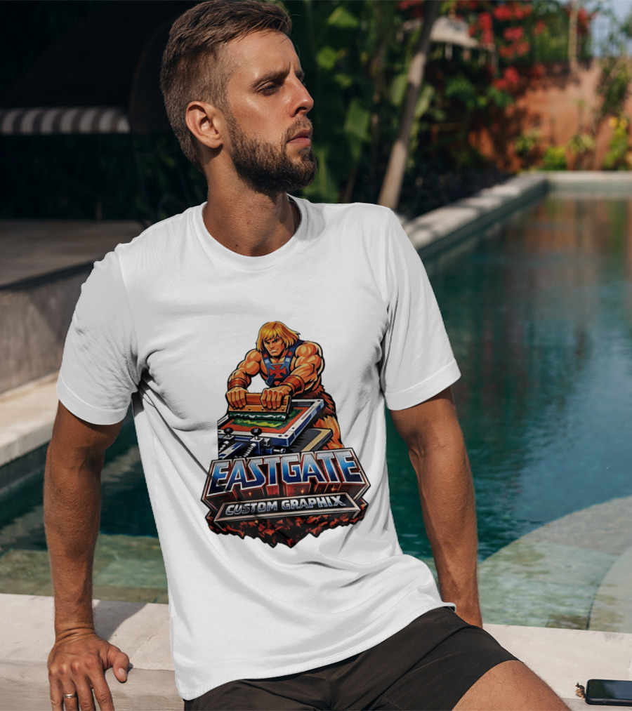 Eastgate Custom Graphix He Man Screen Printing T-Shirt