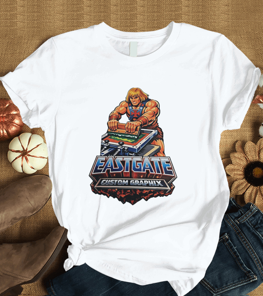 Eastgate Custom Graphix He Man Screen Printing T-Shirt