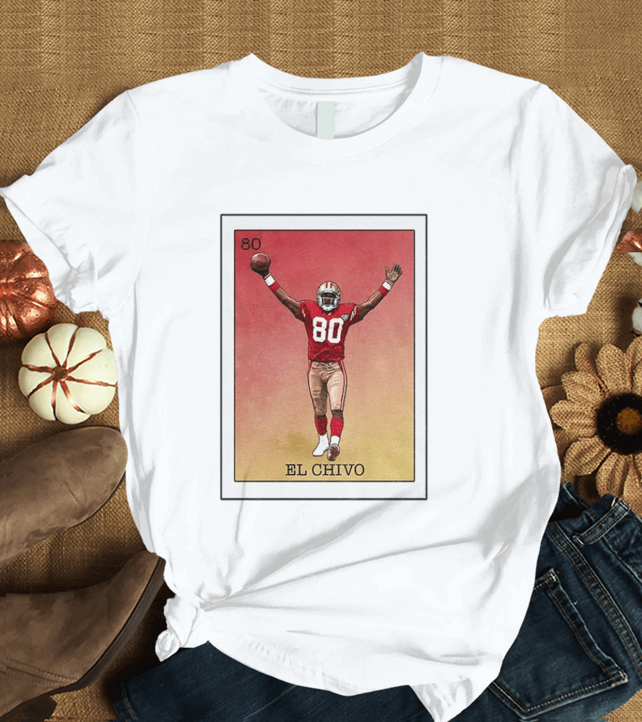 El Chivo 80 San Francisco 49ers Loteria Card T-Shirt