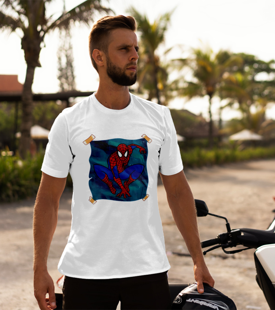 Spider Man Marvel Comics Superhero Iconic Action Pose T-Shirt