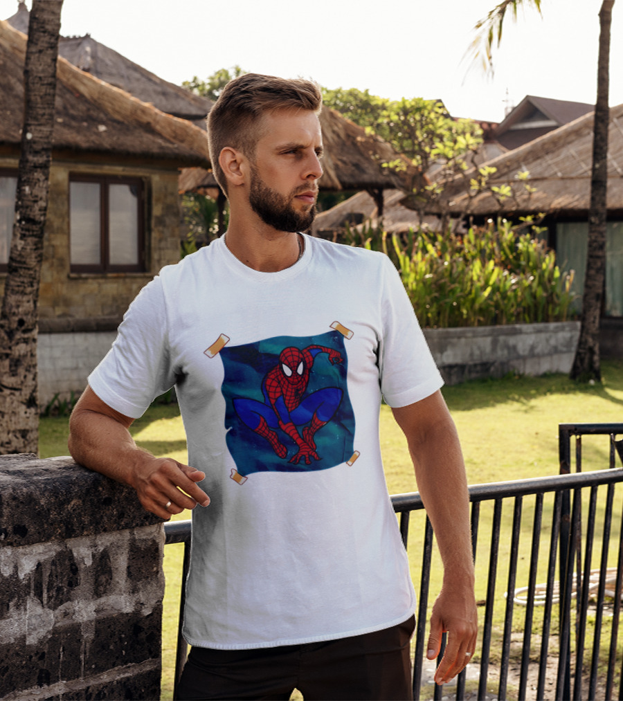 Spider Man Marvel Comics Superhero Iconic Action Pose T-Shirt
