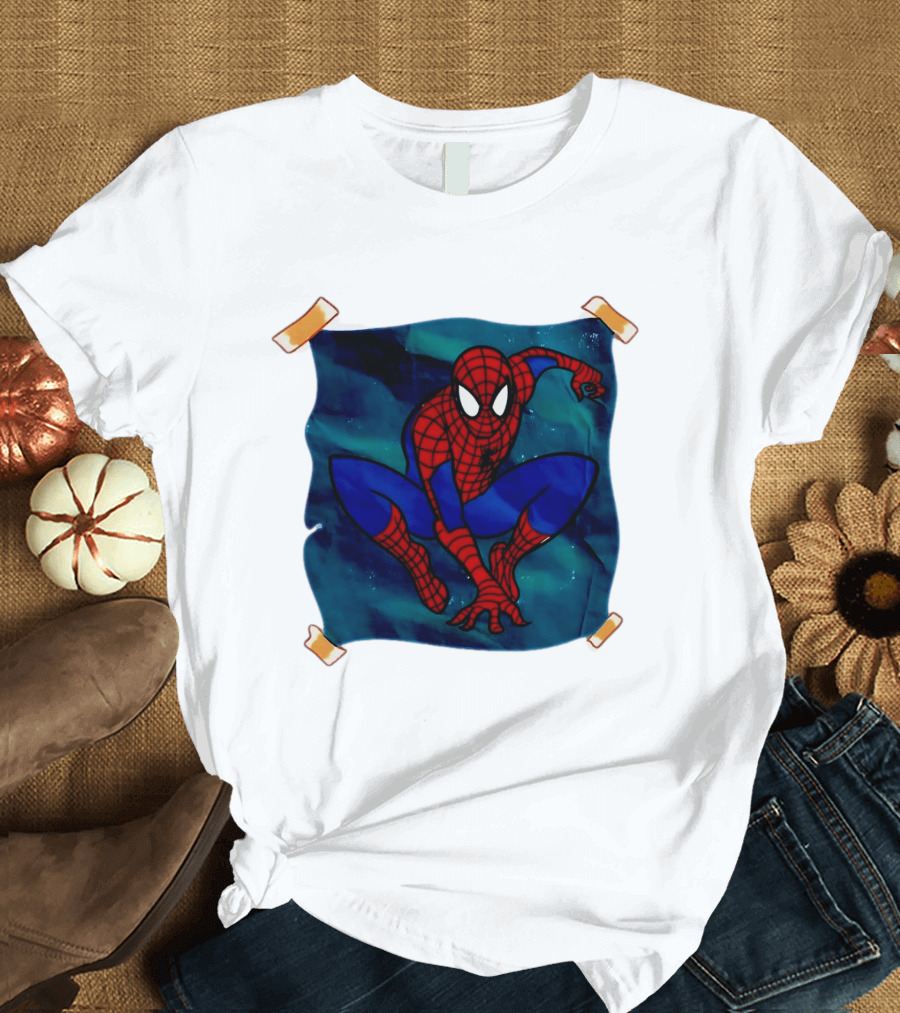 Spider Man Marvel Comics Superhero Iconic Action Pose T-Shirt