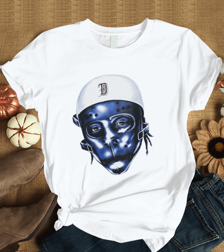 Stray Lee Know Concert Blue Hockey Mask D Cap T-Shirt