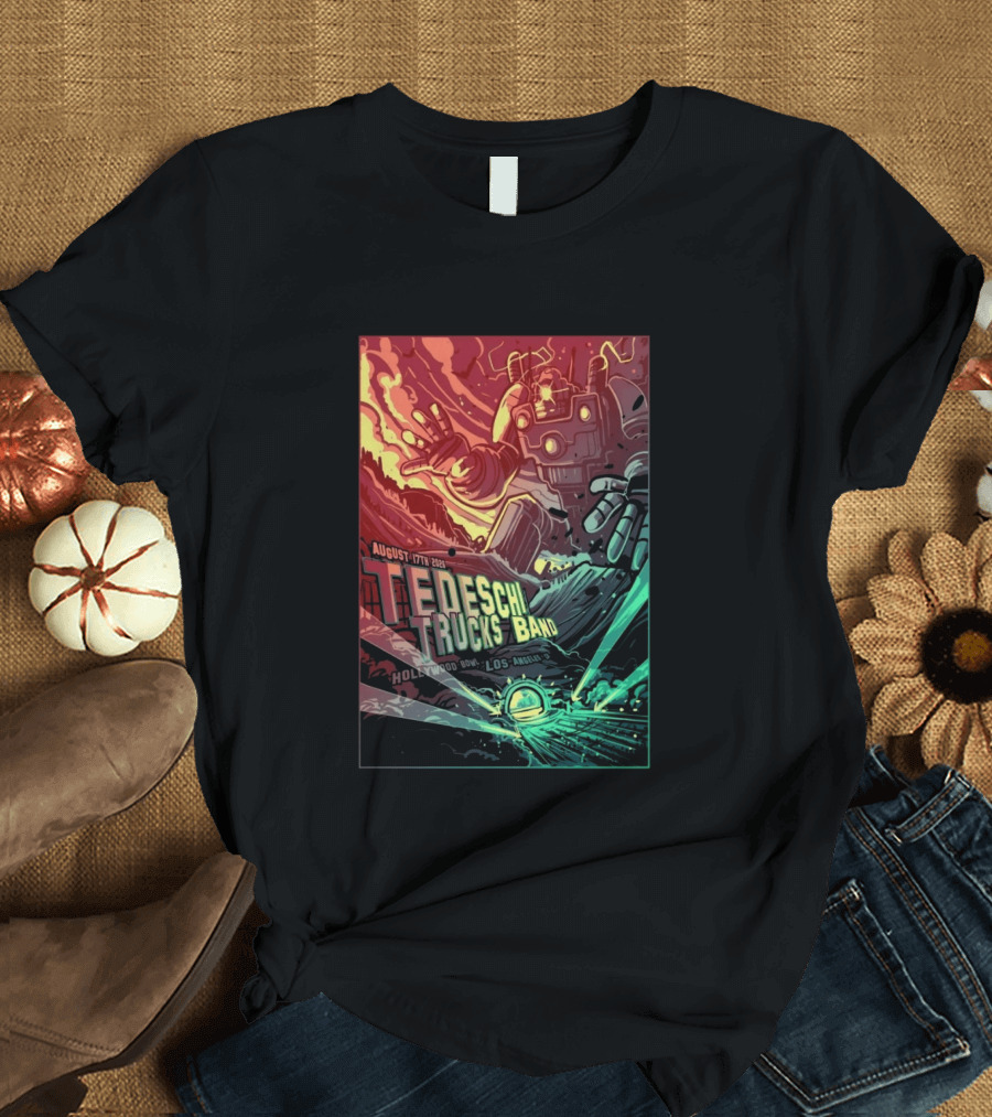 August 17 2026 Tedeschi Trucks Band Hollywood Bowl Los Angeles Tour T-Shirt