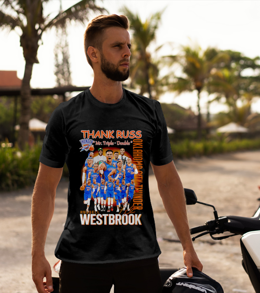 Thank Russ Mr Triple Double Oklahoma City Thunder Russell Westbrook T-Shirt