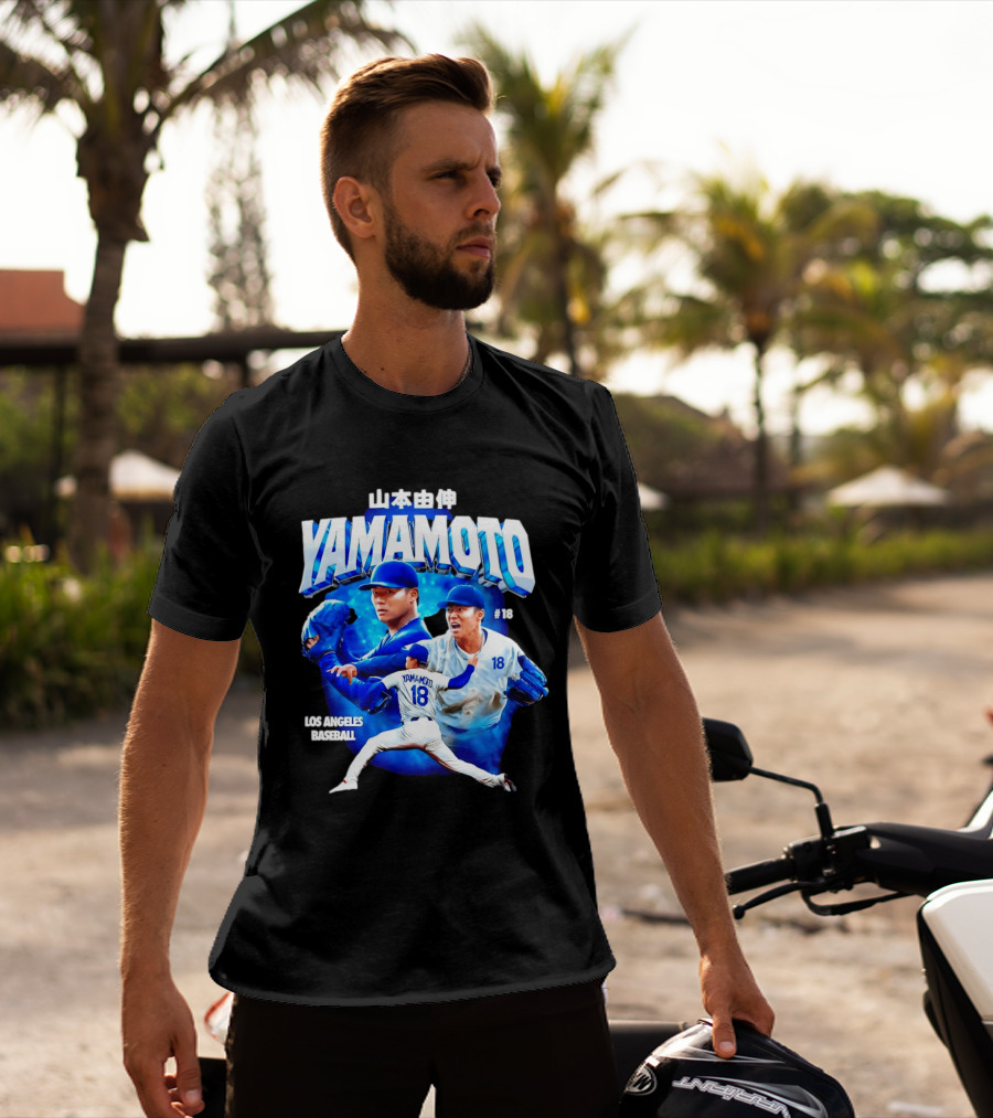 Yamamoto #18 Los Angeles Baseball 2026 T-Shirt
